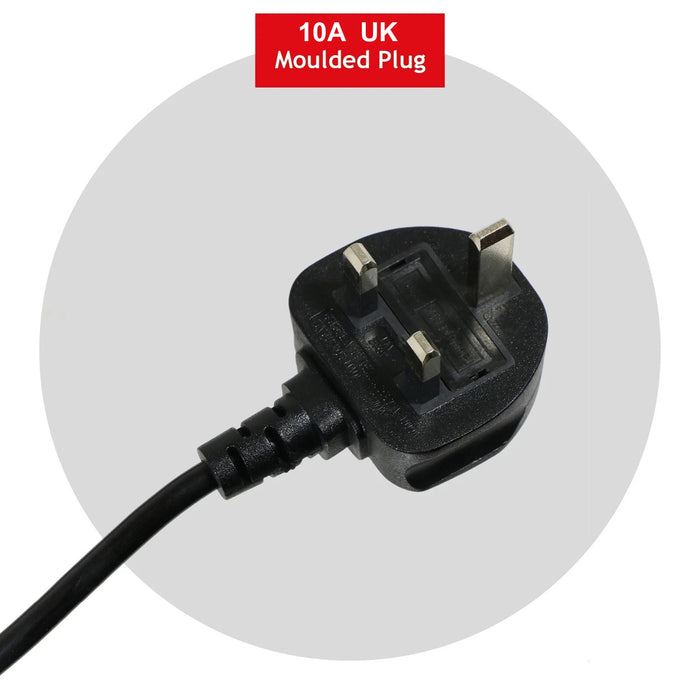 XL Extra Long Universal 12M Metre Mains Power Cable Lead for Lawnmower Strimmer Trimmer (UK Plug)