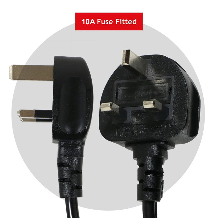 XL Extra Long Universal 12M Metre Mains Power Cable Lead for Lawnmower Strimmer Trimmer (UK Plug)