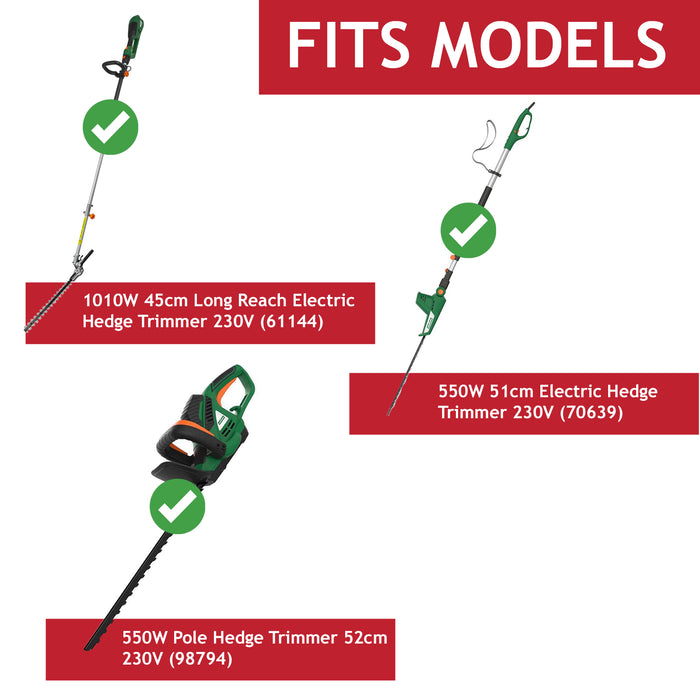 Power Cable for Hawksmoor Hedge Trimmer 61144 70639 98794 15m UK Plug Lead