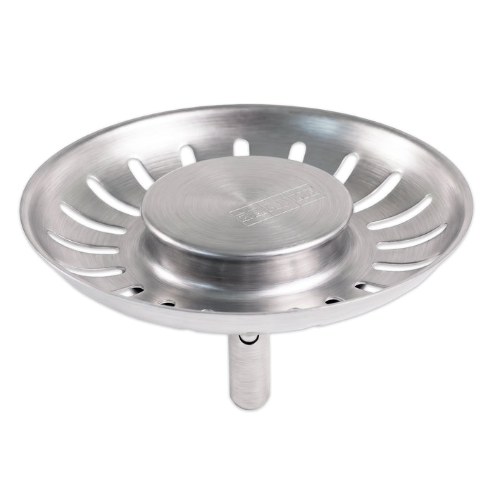Franke 84mm Sink Plug for Waste Strainer Basket Brushed Stainless Silk Steel Genuine Replacement (133.0049.669)
