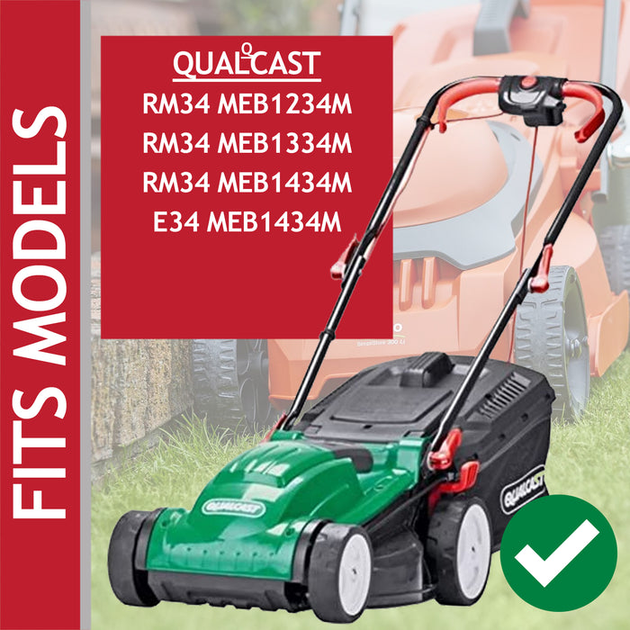 Metal Blade for Qualcast RM34 MEB1234M MEB1334M MEB1434M Lawnmower 34cm
