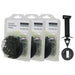Greenhouse Corner Insulation Shading Fixers Bubble Wrap PVC Plastic Frame Clips (Pack of 60)