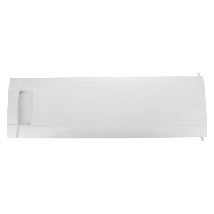 White Door Compartment & Handle Evaporator Flap for Smeg Baumatic Frigidaire LEC Fridge Freezer