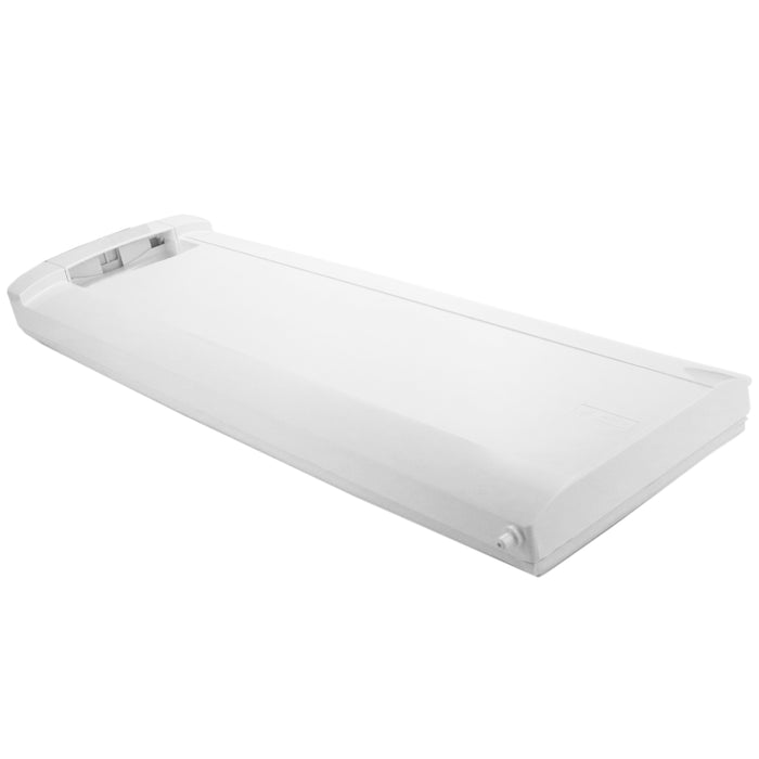 White Door Compartment & Handle Evaporator Flap for Smeg Baumatic Frigidaire LEC Fridge Freezer