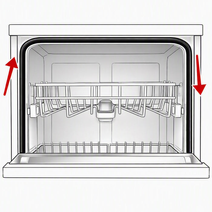 Door Seal for Lamona Dishwasher Upper Top 1775mm LAM8600 LAM8601 LAM8602 LAM860