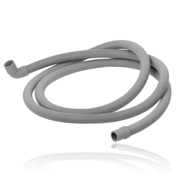 Universal Long 3.5m Angled Drain Outlet Hose For Washing Machine 21mm 19mm Ends