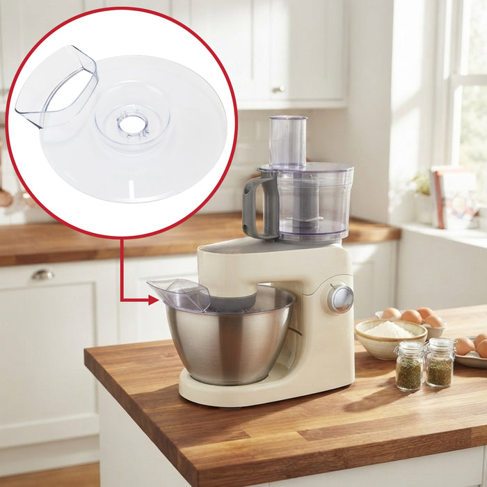Mixing Bowl Splash Guard Lid With Chute Opening For Kenwood MultiOne Stand Mixer Food Processor