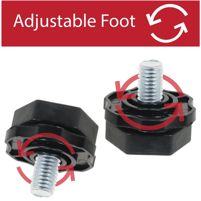 Grundig Washing Machine Foot Leg Castor Adjustable Levelling 10mm Thread x 4 Feet
