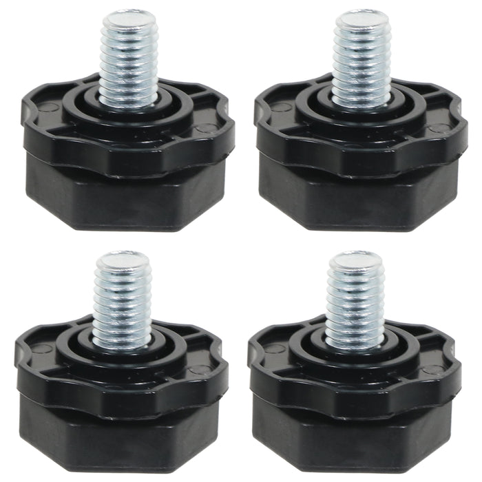 Grundig Washing Machine Foot Leg Castor Adjustable Levelling 10mm Thread x 4 Feet