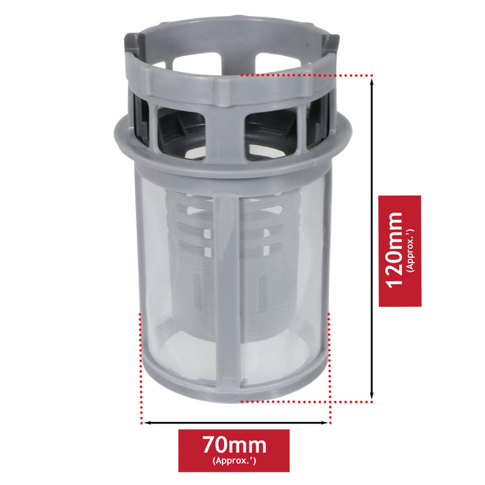 Filter Kit for Indesit Dishwasher Coarse Waste C00386682 C00256572 C00256571
