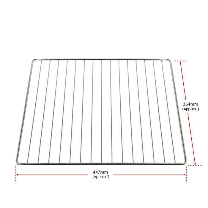 Oven Shelf for Cooker Grill Wire Rack Chrome 447 x 364 mm Universal