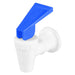 Universal Water Dispenser Tap Spigot Cooler Bottle Lever Faucet Spout (Blue / Cold, 15mm Internal Thread)