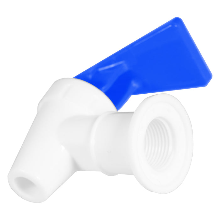 Universal Water Dispenser Tap Spigot Cooler Bottle Lever Faucet Spout (Blue / Cold, 15mm Internal Thread)