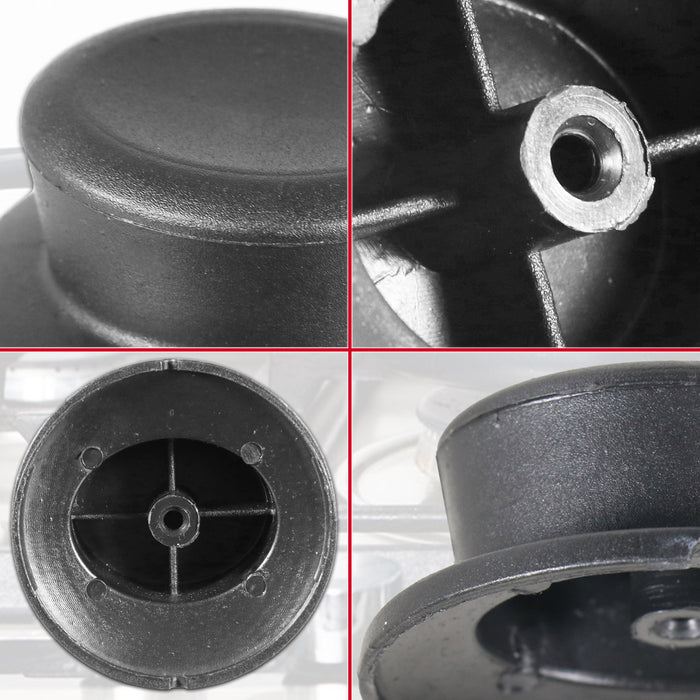 Pan Lid Knob Handle Kitchen Cookware Black Round Curved Hand Grip Replacement