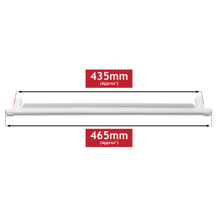 Kenwood Fridge Glass Shelf Trim Upper Middle Shelves 1100553 KIFF5014 KIFF7014