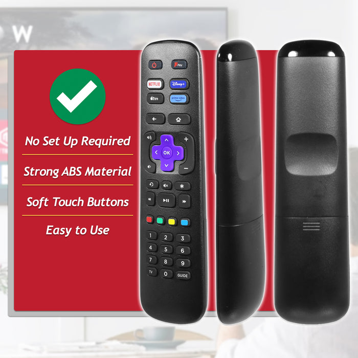Remote Control for Hisense Roku TV B7120 EN3A38 HT260994 R43 R50 R55 R65 T260994