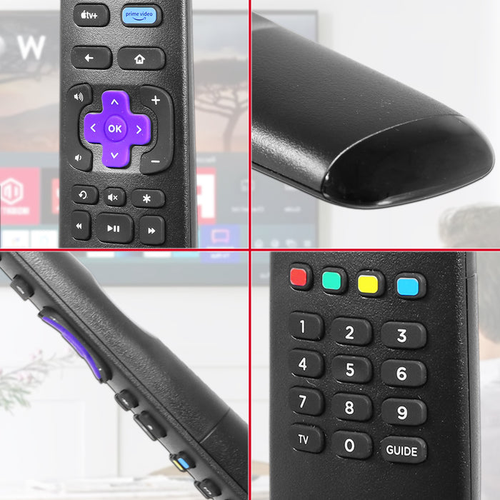 Remote Control for JVC Roku TV LT-24CR230 LT-32CR230 LT-40CR330 LT-43CR330 (504Q3270118)