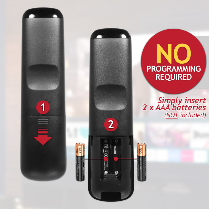 Logik Remote Control for Roku TV L32RHE23 L40RFE23 L43RUE23 L50RUE23 (504Q3260136)