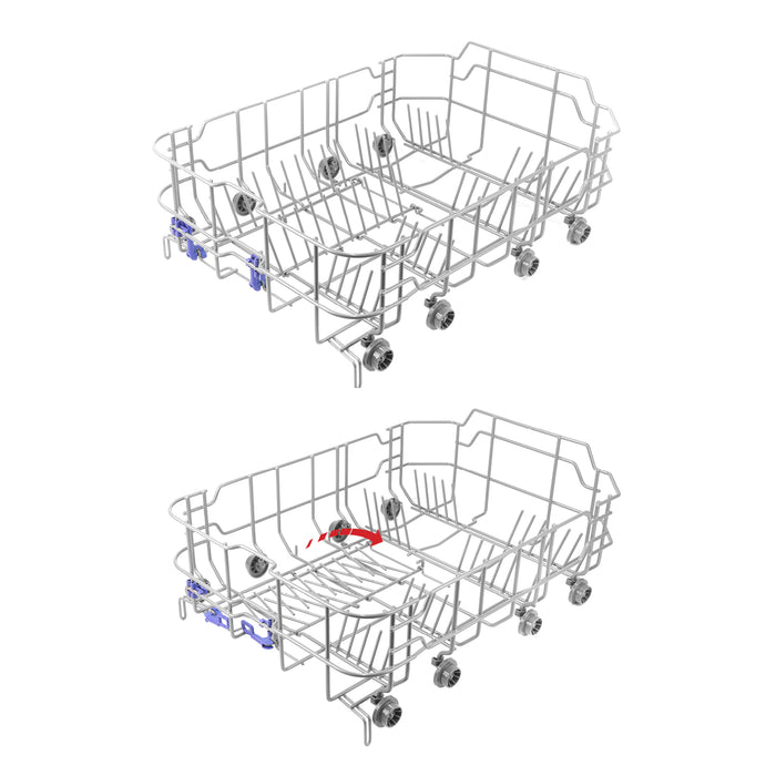 Dishwasher Lower Rack Bottom Basket for CURRYS ESSENTIALS CDW45W16 CID45B16 CDW45W16A
