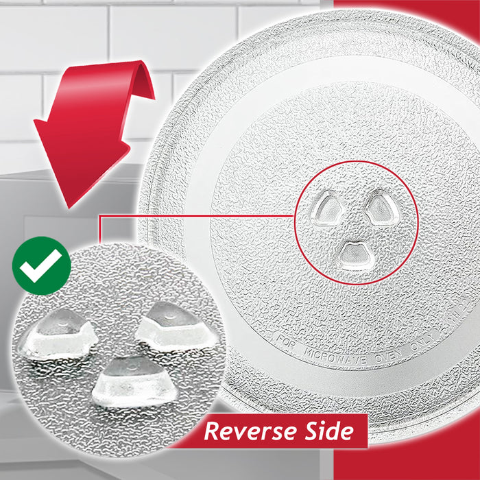 Microwave Glass Turntable Plate for Panasonic NN-E28JBMBPQ 20 Litre 255mm