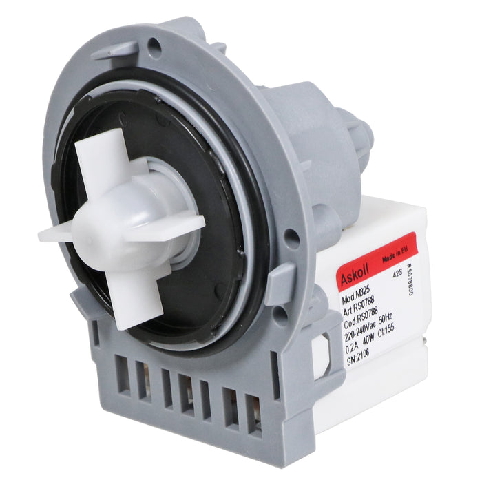Drain Pump for Zanussi FJS FLD FLS WDJ ZWD ZWT Washing Machine Askoll M325 40w