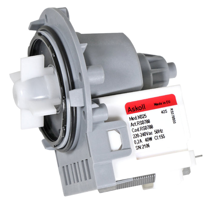Drain Pump for Zanussi FJS FLD FLS WDJ ZWD ZWT Washing Machine Askoll M325 40w