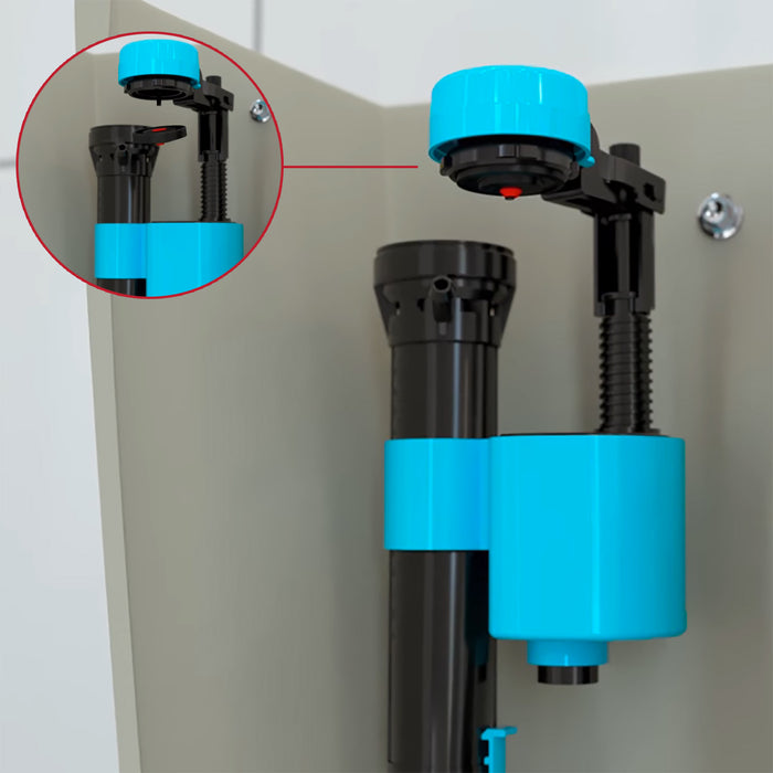 Toilet Cistern Fill Valve Universal 1/2" BSP Adjustable Water Float Inlet (Bottom Entry)