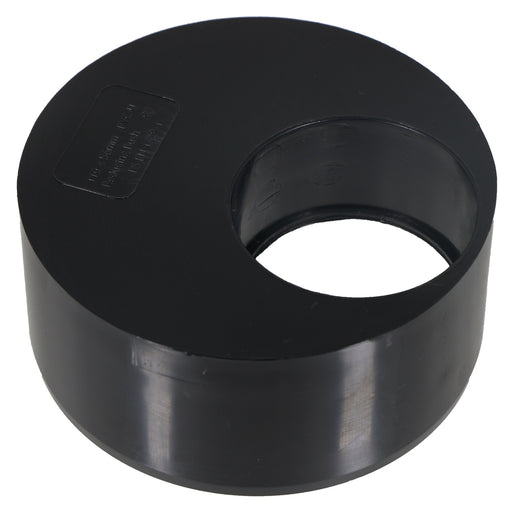 110mm to 56mm (50mm) Solvent Weld Soil Waste Pipe Reducer Adaptor (Black)