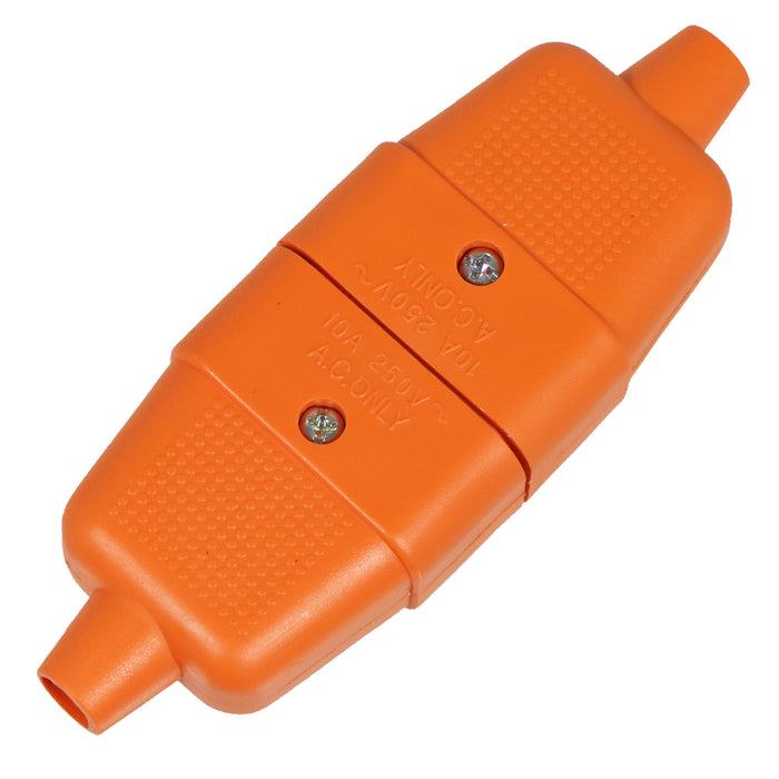 Lawnmower Cable Repair Kit Coupler 2 Core Pin Socket Plug Strimmer Trimmer