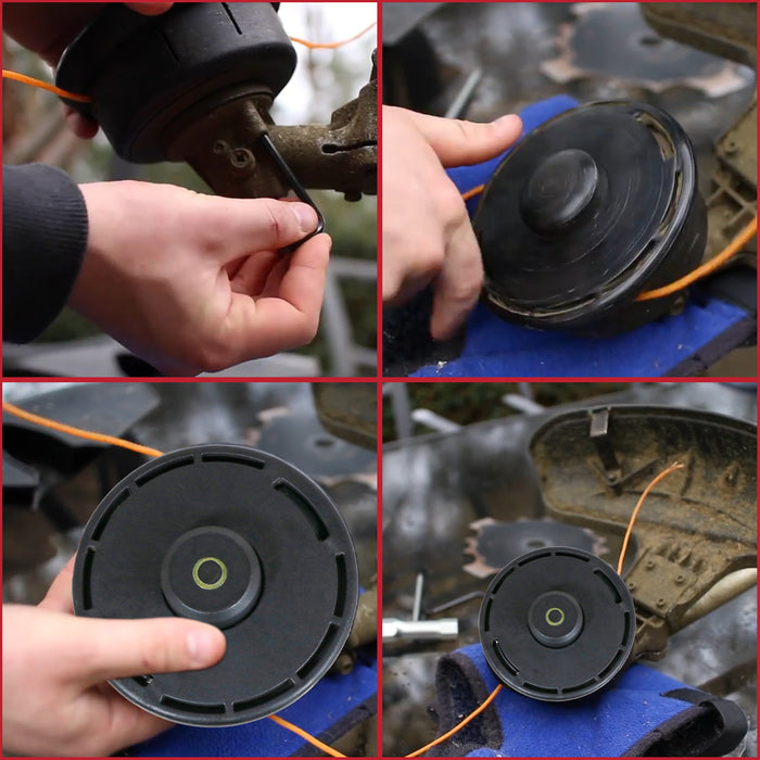 Trimmer Head Spool Brushcutter Strimmer Bump Feed Brush Cutter M10 x 1.25 mm