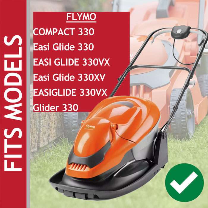 33cm Metal Blade for Flymo 330 Compact Easi Glide Glider FLY027 Lawnmower