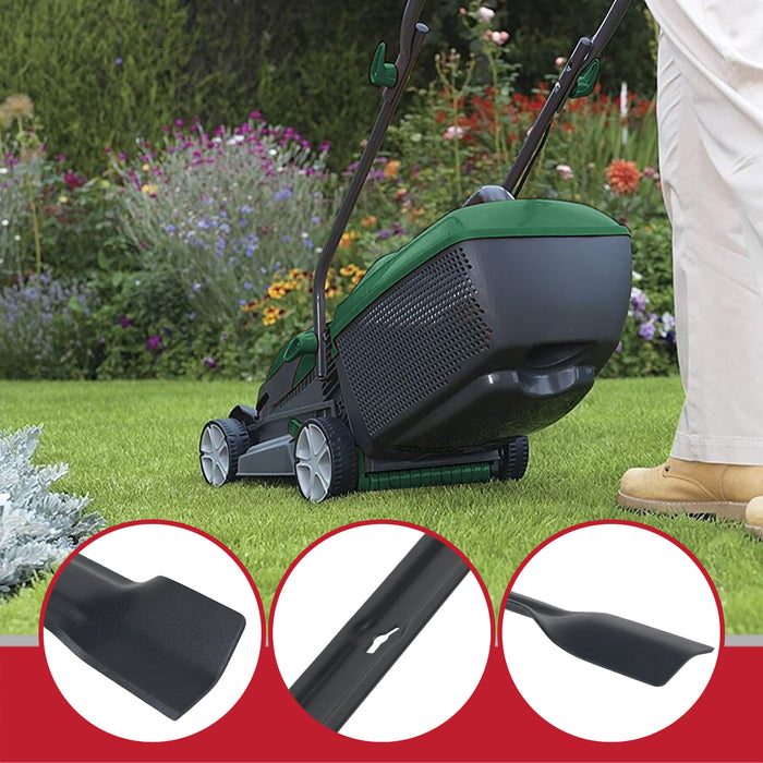 Metal Blade for Ryno ME1030G Lawnmower (30cm) + Drill Sharpener Attachment