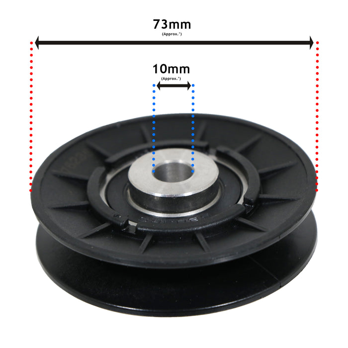 Idler Pulley V for John Deere G110 L100 L110 L118 L120 L130 Lawnmower GX20286