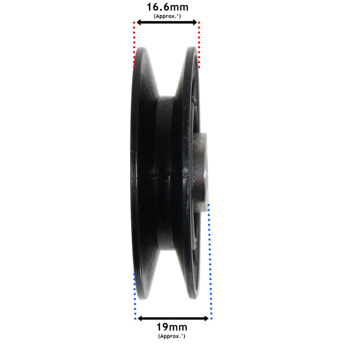 Idler Pulley V for Mountfield 1125M 2105M 2125H 2125M 2135H 4135H Lawnmower x 2