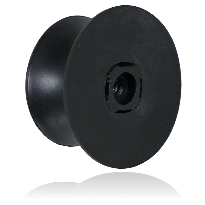 UNIVERSAL Pan Lid Handle 47m Black Silicone Saucepan Steamer Glass Pot Knob x 4