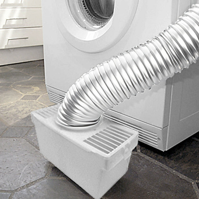 Tumble Dryer Vent Kit for Candy Hoover Aluminium Venting Hose + 3 x Adaptor 1.4m