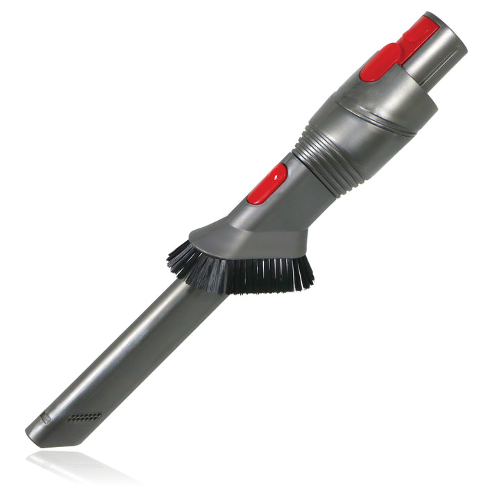 Long Crevice Tool Brush 2-in-1 For DYSON V7 V8 V10 SV10 SV11 SV12 400mm Angled