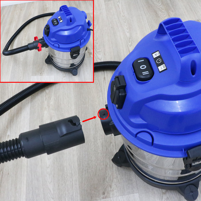 Hose Tool Kit for Draper WDV15A 15L WDV20ASS 20L Wet & Dry Vacuum Cleaner Spare Parts 2.5m