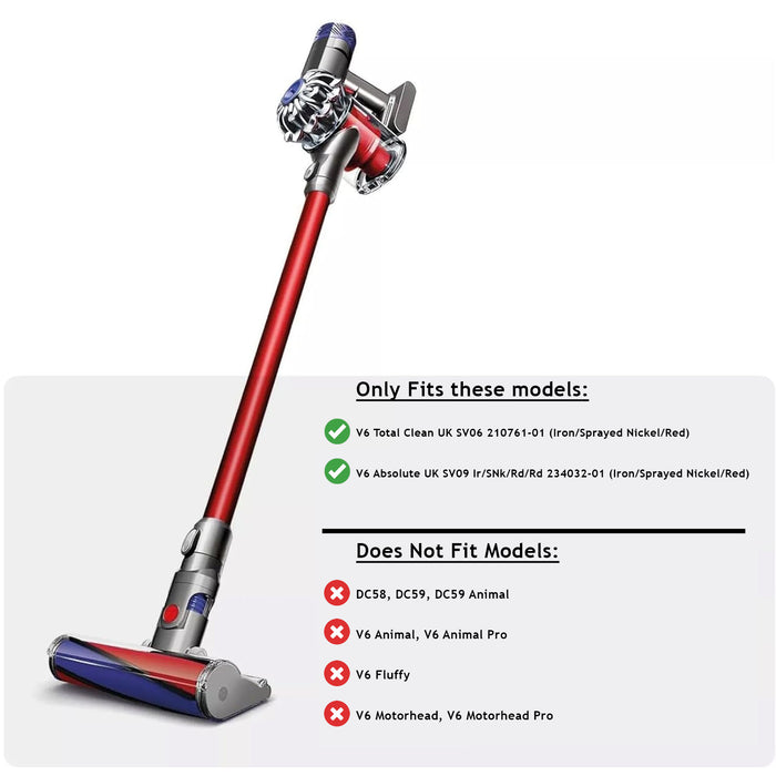 Dust Dirt Bin for Dyson V6 Total Clean Absolute Red SV06 SV09 Vacuum Cleaner 966709-01 + Fresheners