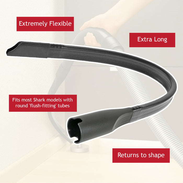 Flexible Crevice Tool for Shark IF200 IF250 DuoClean Vacuum Cleaner Long Nozzle