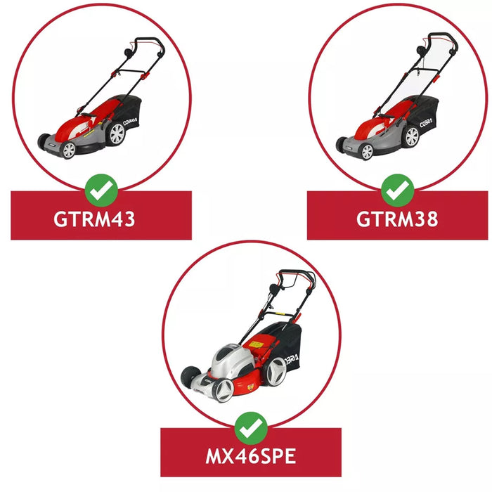 Cable for Cobra Lawnmower GTRM38 GTRM43 MX46SPE Mower UK Plug Power Lead (20m)