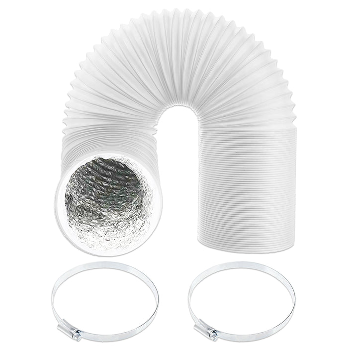 Vent Hose for Logik Air Con Conditioner Conditioning 3m 5" Insulated AC Extension Pipe + Clips