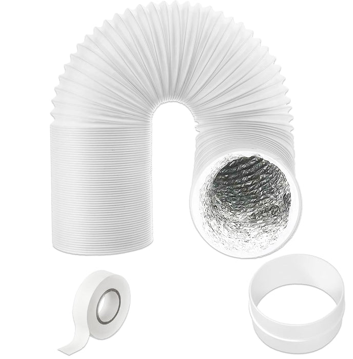 UNIVERSAL Air Con Hose Vent Insulated Extension Kit Air Conditioner AC Duct (3m, 5" / 125mm)