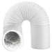 Universal Air Con Vent Hose PVC Aluminium Foil Insulated Portable Air Conditioner Duct Outlet Pipe (6" x 2.5m)