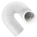 Vent Hose for Rangemaster Cooker Hood Extractor PVC Aluminium Foil Insulated Duct Outlet Pipe (6" x 2.5m)