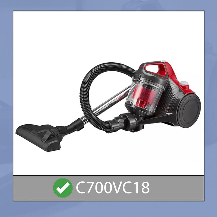 Hose Tool Kit for Hose Tool Kit for Curry Essentials C700VC18 Bagless Cylinder Red Vacuum Cleaner Spare Parts