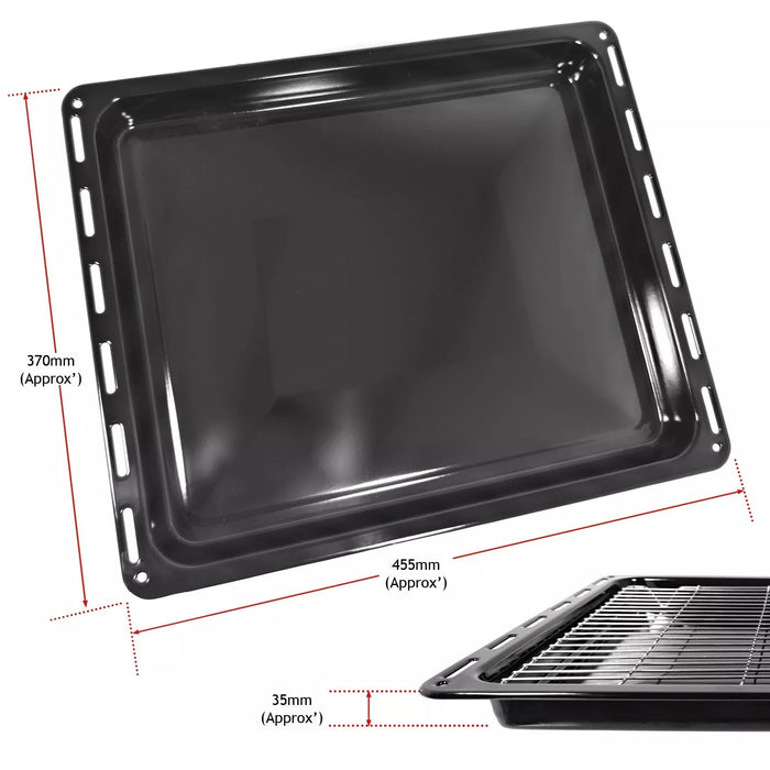 Oven Grill Tray Shelf for Lamona Howdens Bottom Base Pan Grid Rack 45cm x 37cm