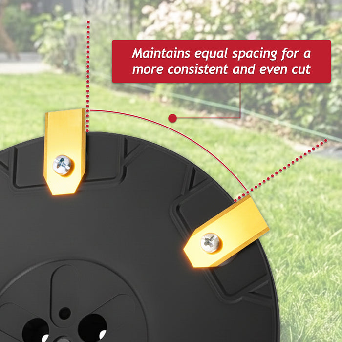 Blades for Gardena Smart Sileno City Life R38Li R40Li R50Li R70Li R80Li Robot Lawnmower Titanium Coated 535138802 (Pack of 30 + Screws + Case)