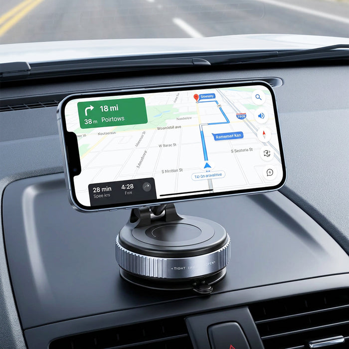 Magnetic Car Phone Holder for Apple iPhone 12 13 14 15 16 17 fits MagSafe Case Adjustable 360° Rotation Dashboard Windscreen Mount