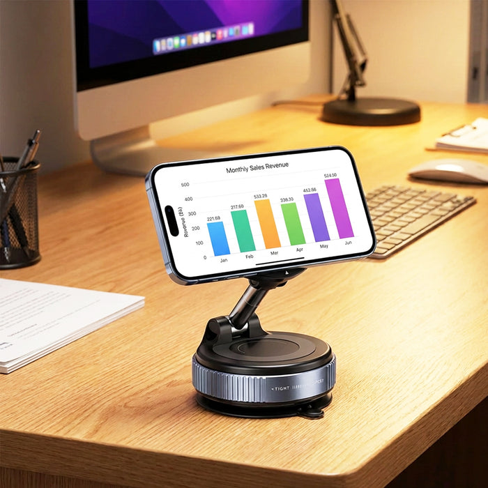 Magnetic Car Phone Holder for Apple iPhone 12 13 14 15 16 17 fits MagSafe Case Adjustable 360° Rotation Dashboard Windscreen Mount